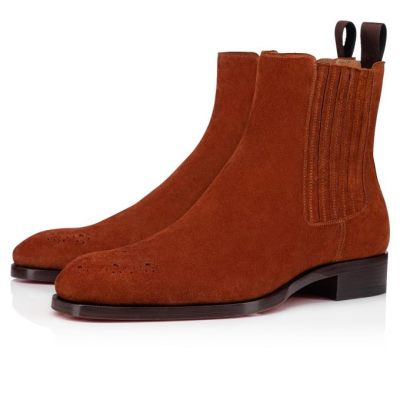 Botas Angloma A. Christian Louboutin Hombre - Marrom - 1210456BK01